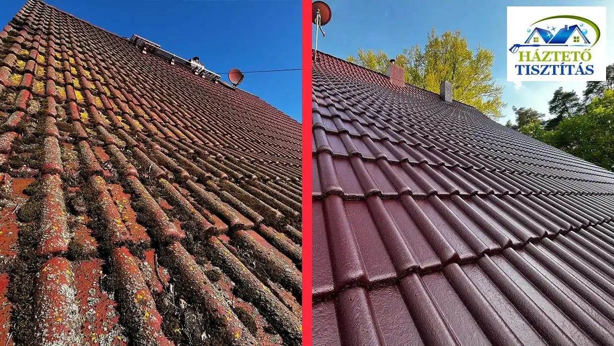 Tetőtisztítás, moha eltávolítás